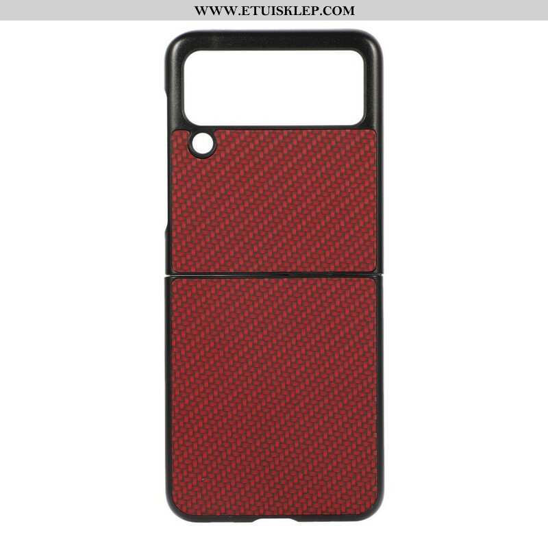 Etui do Samsung Galaxy Z Flip 3 5G Etui Folio Włókno Węglowe